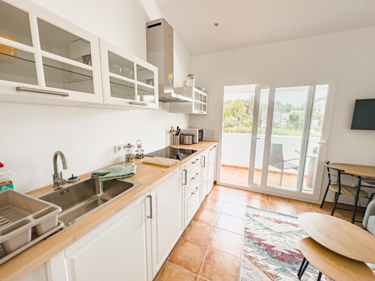Casa Maria Top Floor Studio Apartment With Swimming Pool Javea Ngoại thất bức ảnh