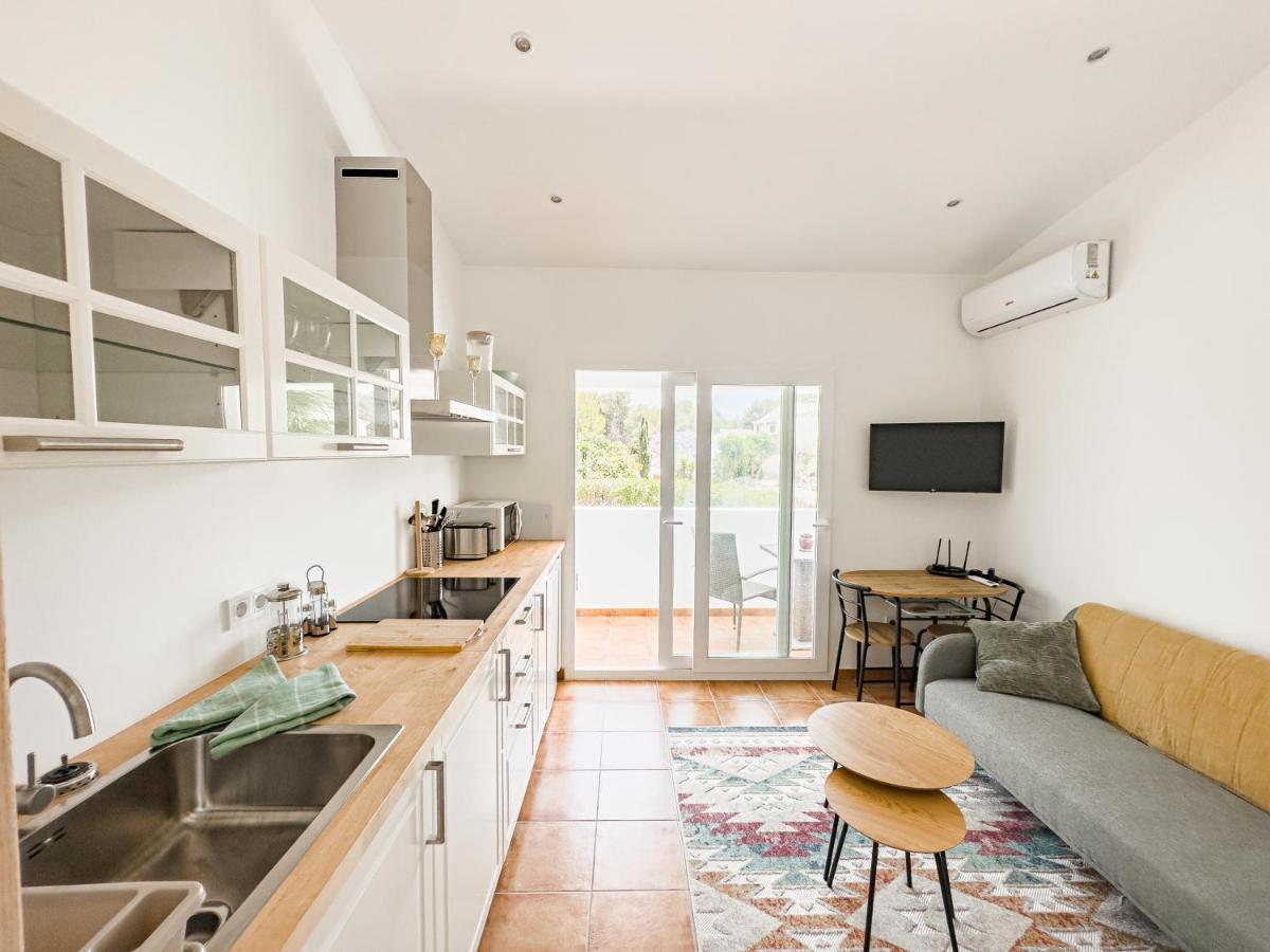 Casa Maria Top Floor Studio Apartment With Swimming Pool Javea Ngoại thất bức ảnh
